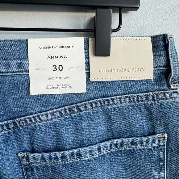 NEW Citizens of Humanity Annina Trouser Jeans in Pinnacle Wash Size 30 - Picture 7 of 16